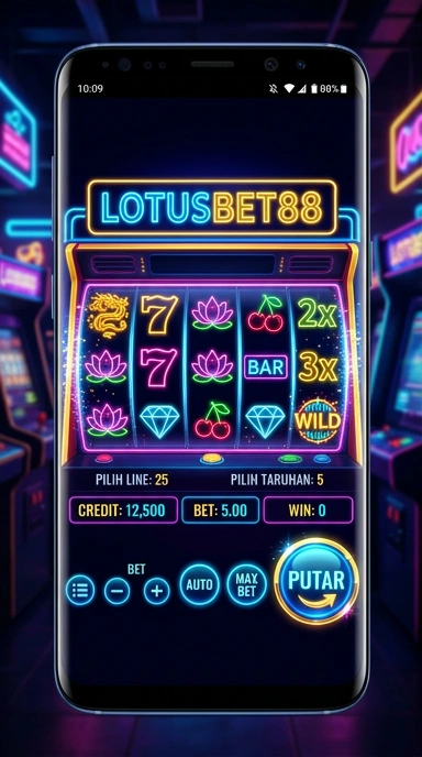 Layar utama lotusbet88 — antarmuka bersih setelah instalasi